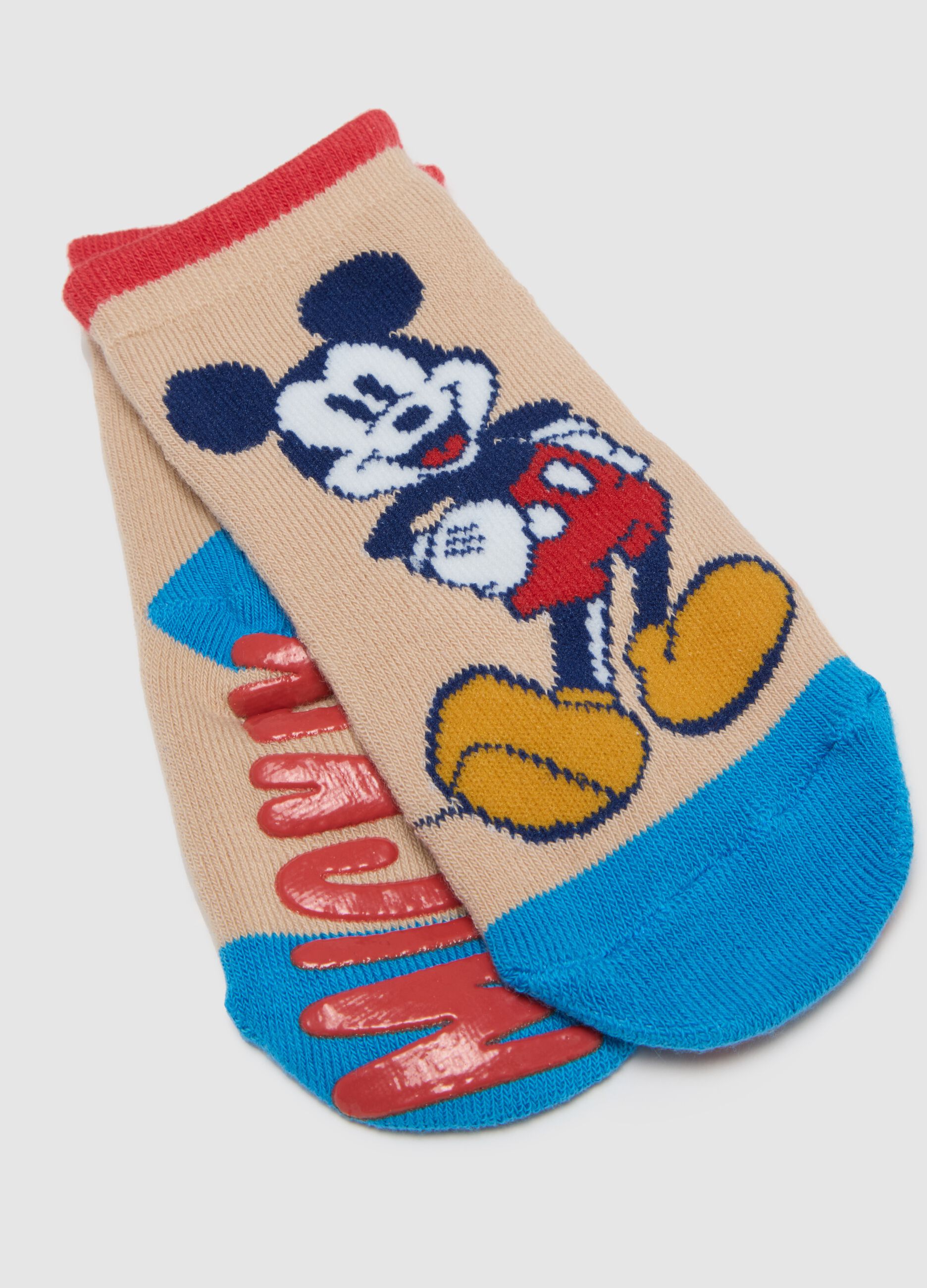 Twin-pack of multicolour baby socks in regular fit cotton blend