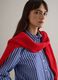 Multicoloured striped pure cotton shirt, regular fit_0
