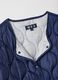 Blue quilted jacket regular fit with buttons_5