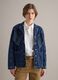 Pure cotton denim jacket regular fit with fringes_1