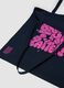 RE-UP shopper tote with "Break the Pattern" screen print_2