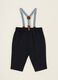 Blue stretch-cotton trousers with braces_2