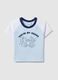 Multicoloured regular fit cotton blend t-shirt with Lilo & Stitch print_4