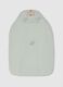Green 100% cotton baby changing mat with teddy bear design_1