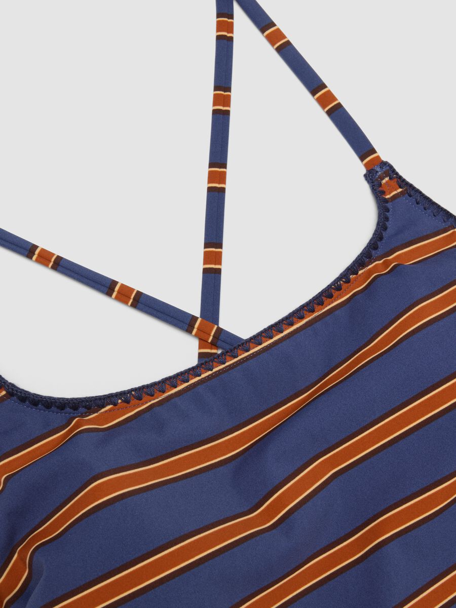 Stretch multicolour striped one-piece swimsuit_5