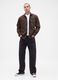 Brown long sleeve cotton shirt_2