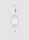 Pack of 3 multicolour Minnie print bibs in organic cotton blend_0