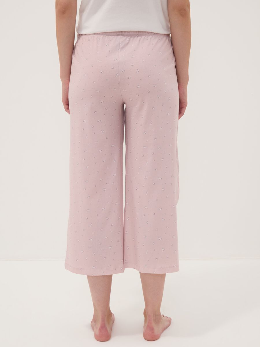 Pink organic cotton pyjama trousers_2