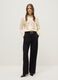 Beige long sleeve satin shirt regular fit_1