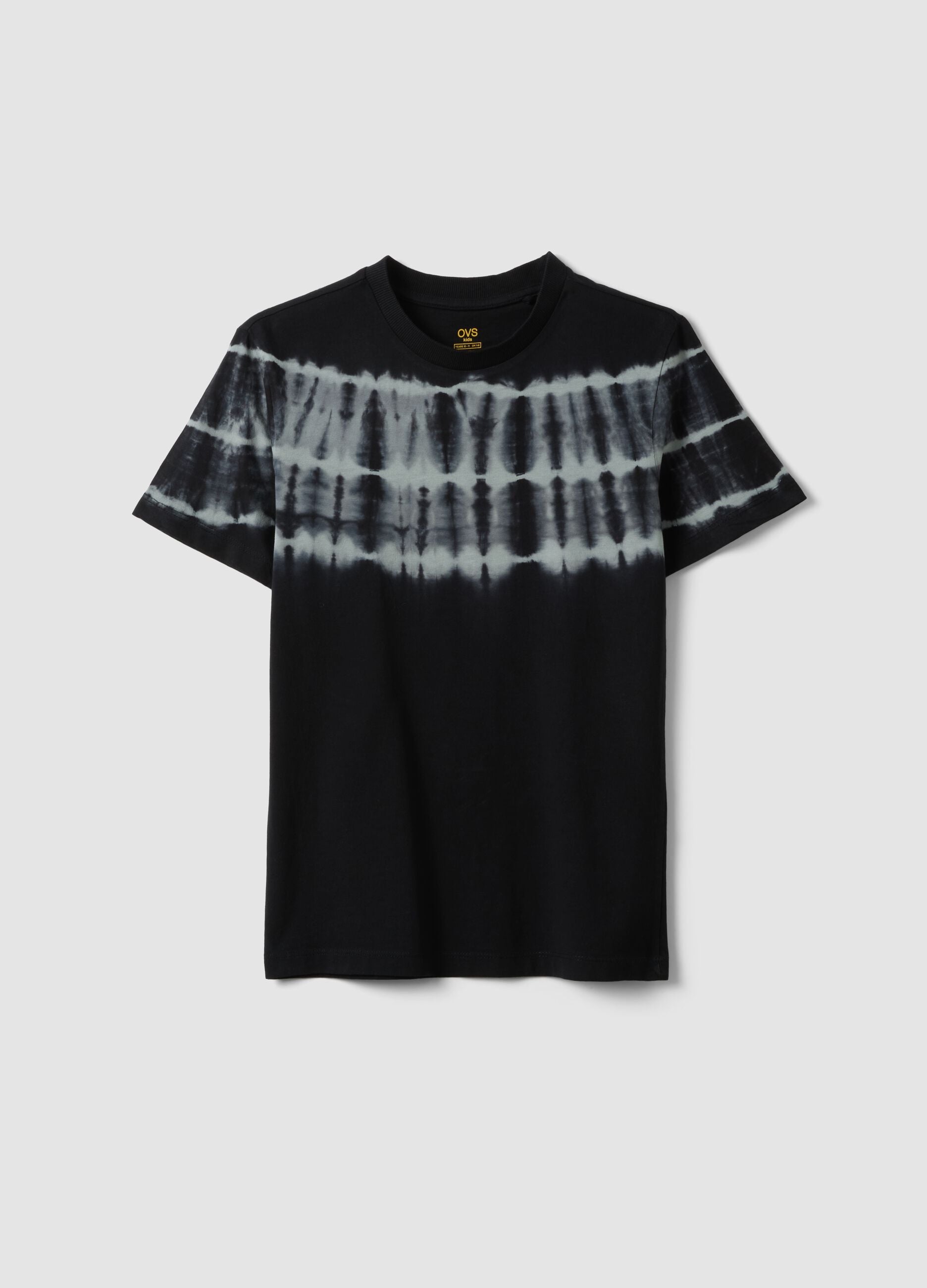 Black short-sleeve pure cotton T-shirt