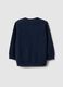 Blue pure cotton sweater regular fit for boys_1