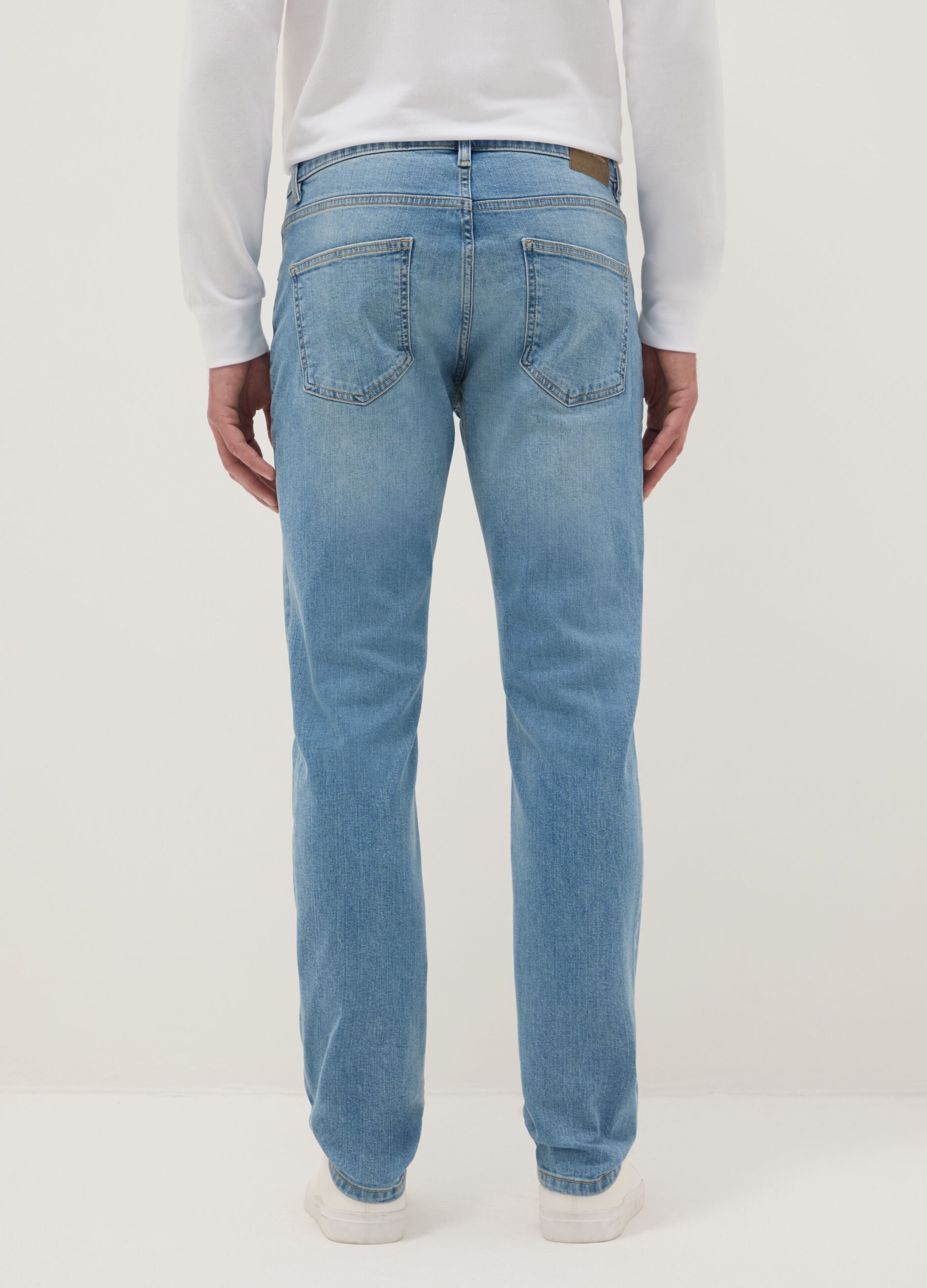 Blue slim fit denim jeans