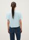 Sky Blue Pure Cotton Regular Fit T-shirt with One Piece Print_2