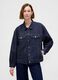 Blue Denim Jacket in Cotton and Lyocell_0
