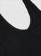 Black tank top deep V regular fit_5