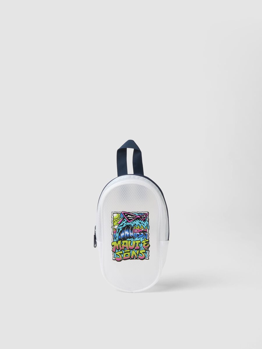 Transparent swimsuit pouch with zip closure_0