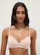 Pink Stretch Cotton Padded Bra_0