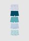 Multipack of five multicoloured stretch cotton boxers_1
