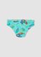 Boys&rsquo; blue stretch swim briefs with print_1