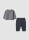 Grey pure organic cotton baby set with 101 Dalmatians print_1