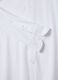 White Slim Fit Long Sleeve Shirt with Classic Collar_5