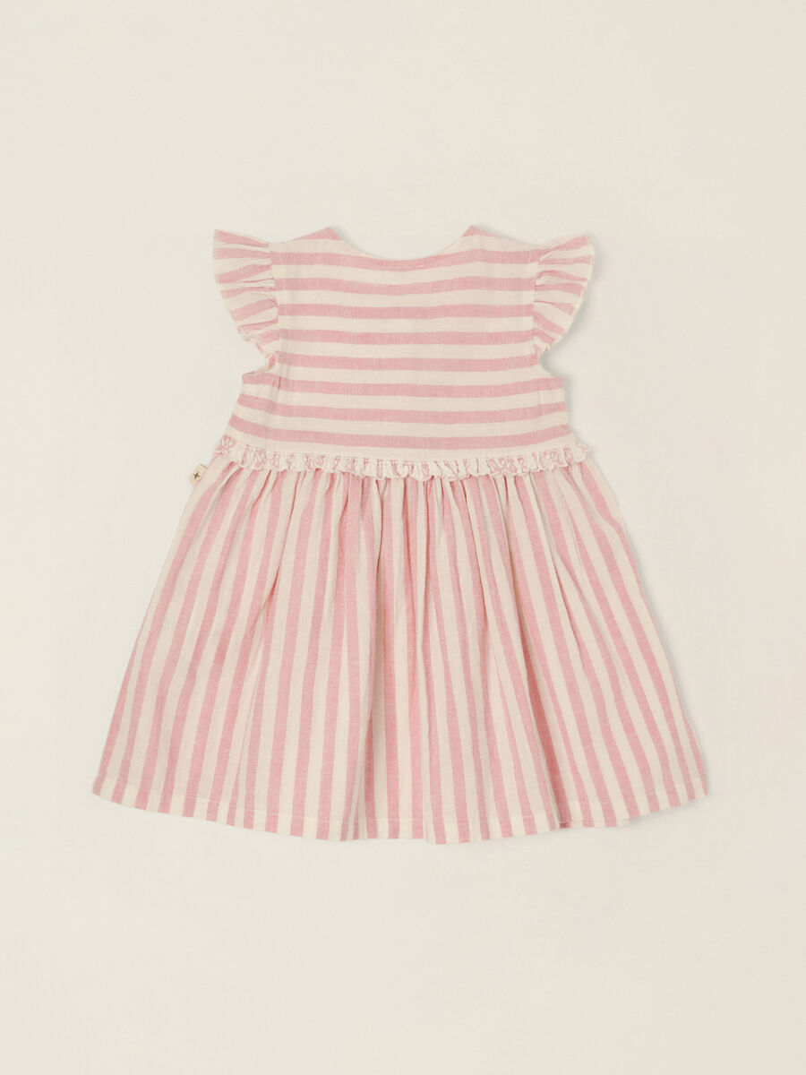 IANA striped linen-blend dress_1