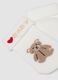 3-pack of multicolour organic cotton-blend short socks with teddy bear prints for babies_2