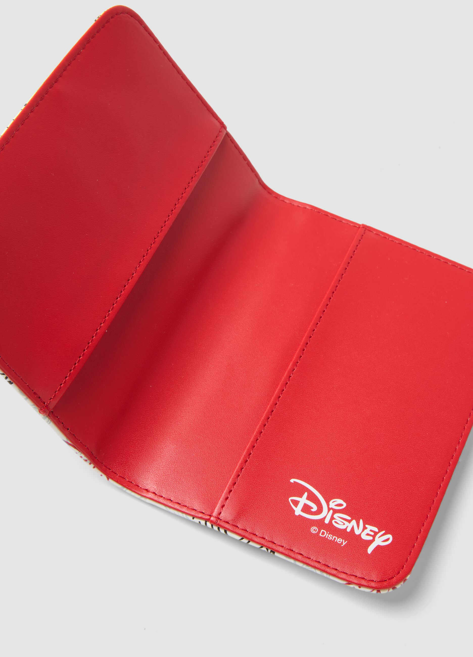 White and red Disney print wallet