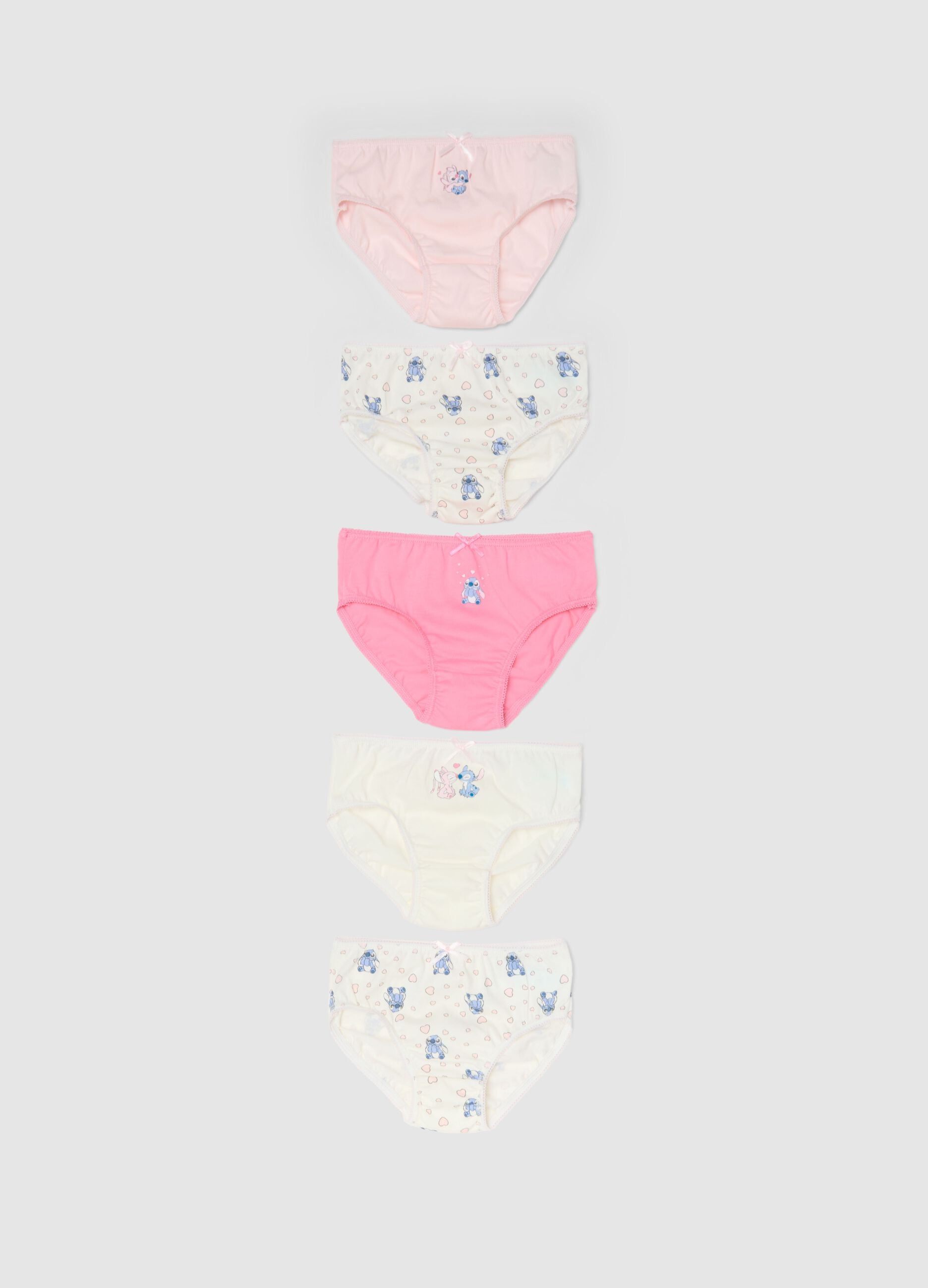 Multipack of multicolour pure cotton regular fit knickers for babies