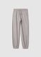 Boys' grey pure cotton joggers regular fit_3