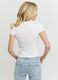 White short-sleeve stretch cotton slogan T-shirt_1