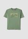 Children's green pure cotton oversized fit Milwaukee Bucks T-shirt_3