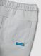 Grey oversized pure cotton jogger trousers for baby boys_3