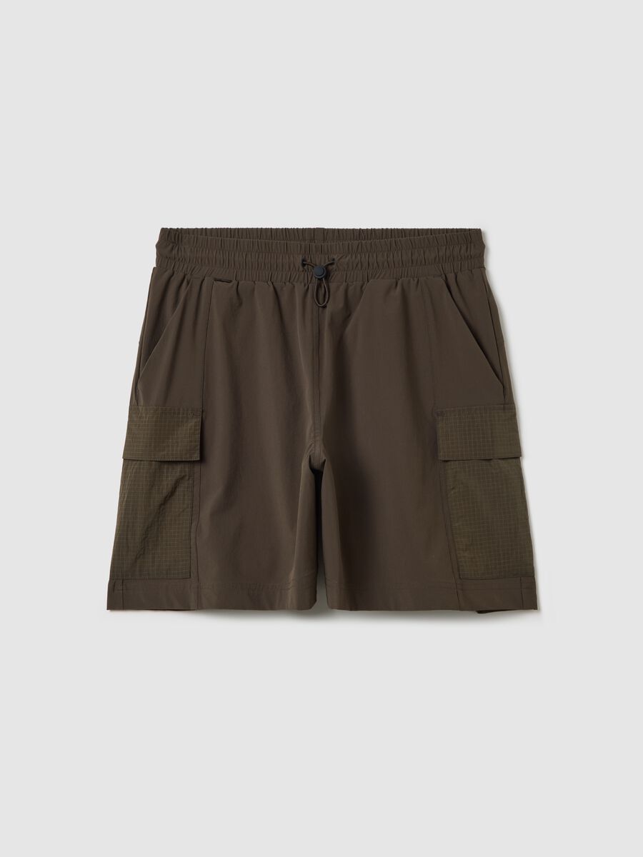 ALTAVIA WITH DEBORAH COMPAGNONI wide-leg cargo shorts_4