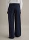 Straight Blue Stretch Cotton Chino Trousers_2