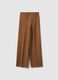 Brown Flare Fit Leggings_4