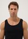 Black Supima cotton vest top, regular fit_1