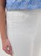 White slim fit stretch cotton blend trousers_3