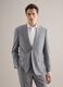 Grey Slim Fit Lined Suit_0