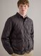 Brown husky jacket regular fit with zip_4
