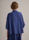 Blue viscose-linen blend overshirt, relaxed fit_2