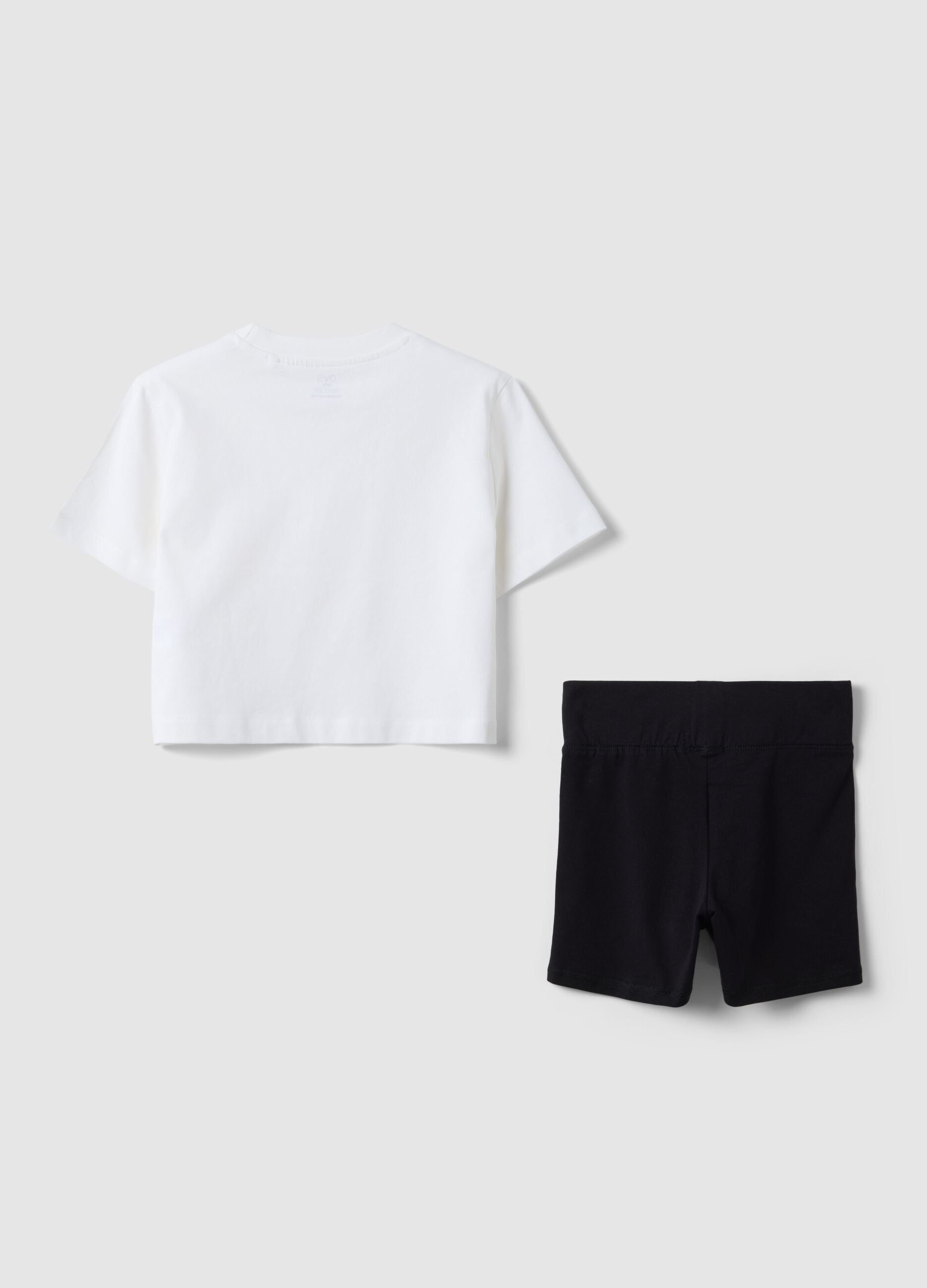 Multicolour pure cotton regular fit set for girls