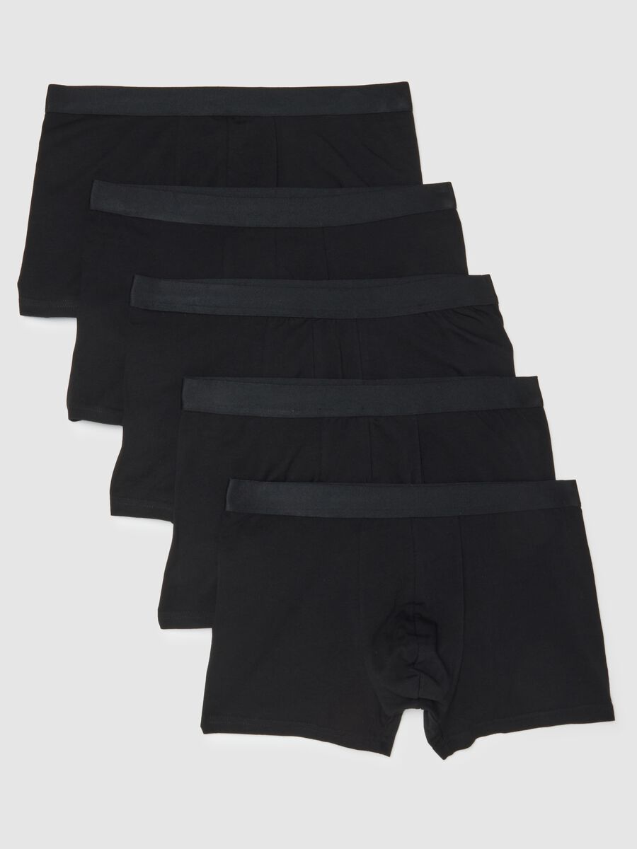 Multipack boxer neri in cotone organico elasticizzato regular fit_4