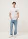 White short-sleeved pure cotton regular-fit T-shirt_1