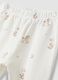 2-pack pink and white organic cotton footed leggings_2