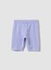 Purple organic cotton shorts_0