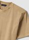 Beige pure cotton T-shirt relaxed fit_5