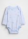 Blue cotton baby body_0