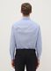 Light blue striped shirt in cotton blend regular fit easy iron_2