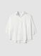 White Satin Blouse Regular Fit_4